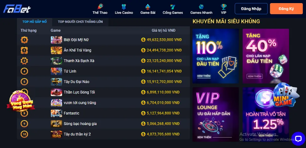 Người chơi đang chọn game Nổ Hũ yêu thích từ danh sách